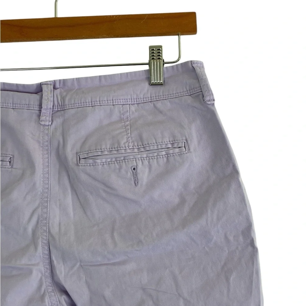 Aeropostale | Purple cotton flat front casual shorts